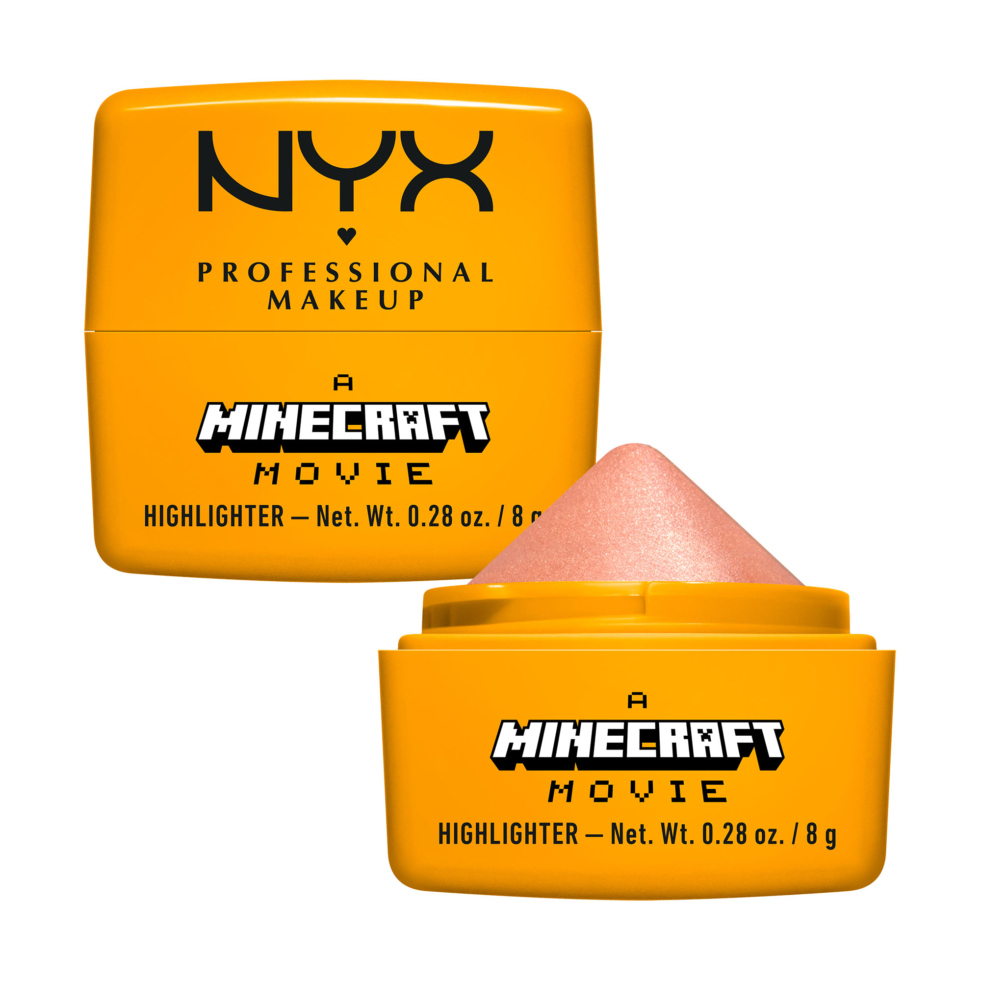 Хайлайтер для обличчя NYX Professional Makeup Майнкрафт Фільм, відтінок 03, 8 г